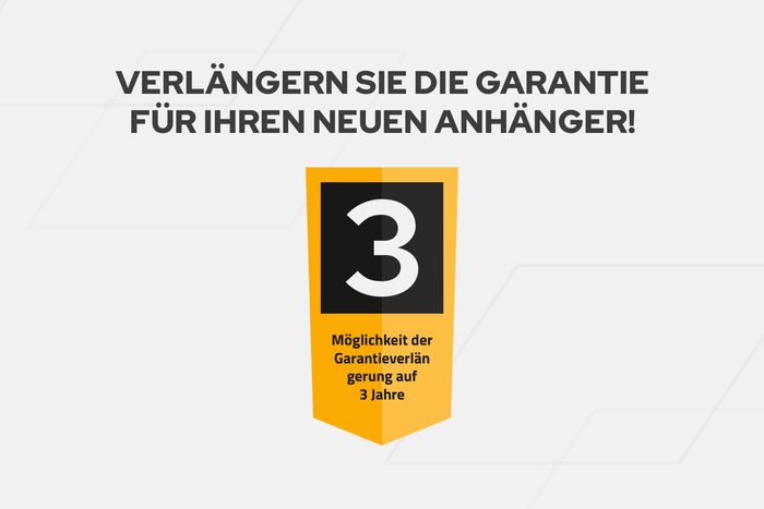 Anhänger 264×125 UNITRAILER FORCE 264 KIPP ungebremst mit H-1100 Spriegel und blauer Hochplane-Neu